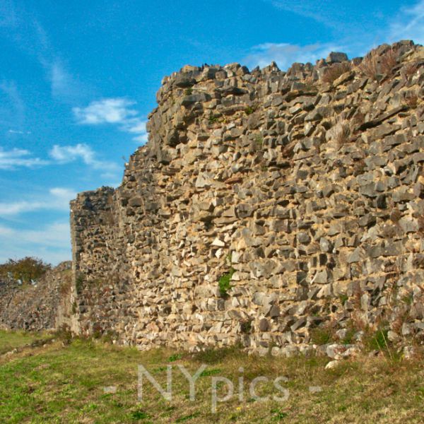 The Roman Walls Caerwent Still Up To 5m in height