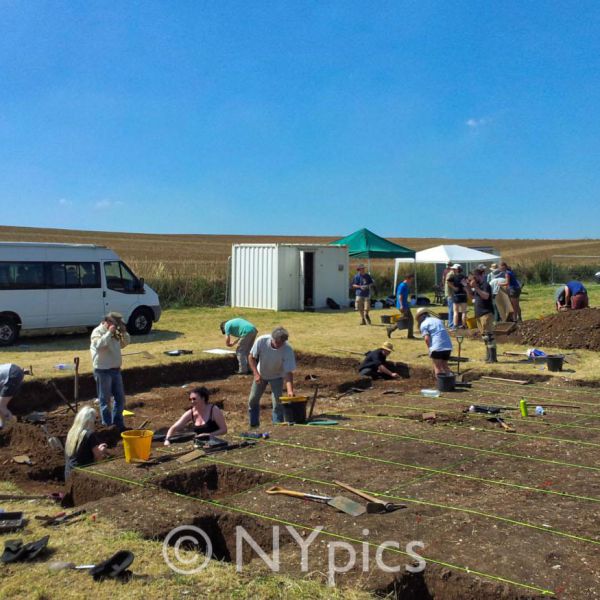 Archaeological Dig West Kennet Avenue, Avebury, 2014