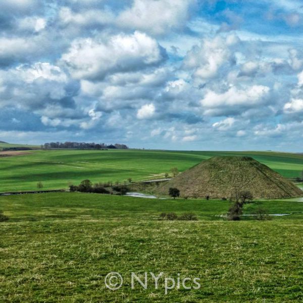 Silbury Hill, near Avebury, Wiltshire