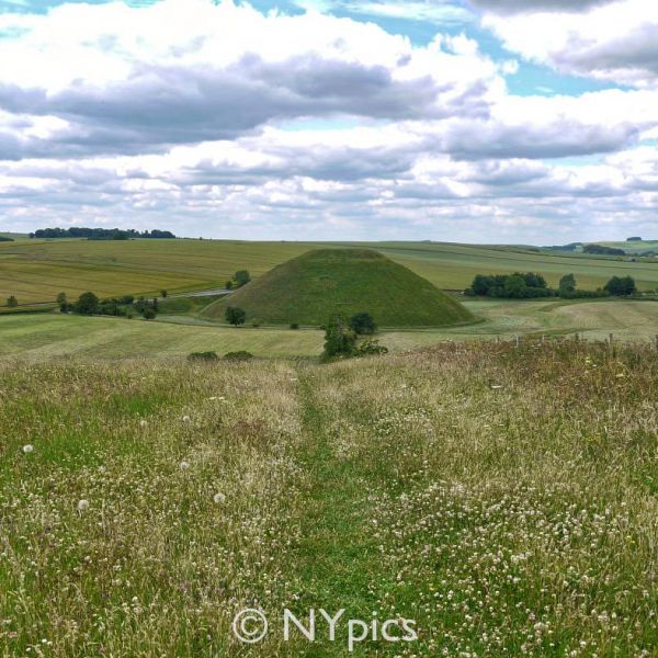 Silbury Hill, near Avebury, Wiltshire