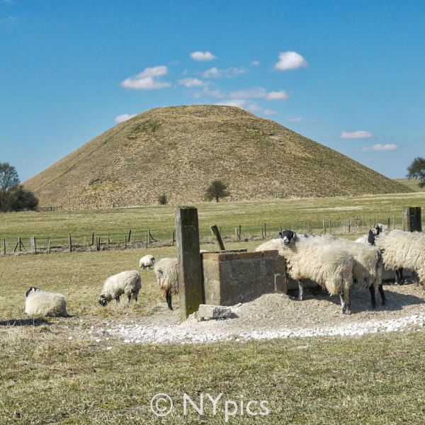 Silbury Hill, near Avebury, Wiltshire