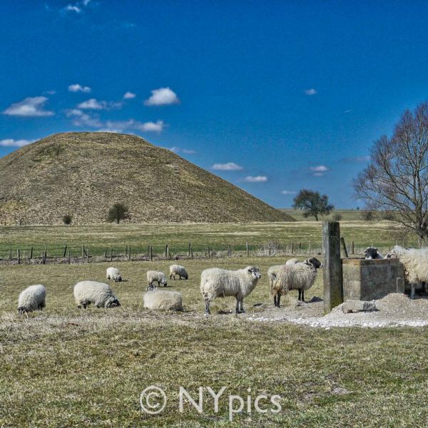 Silbury Hill, near Avebury, Wiltshire