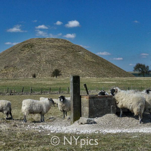 Silbury Hill, near Avebury, Wiltshire