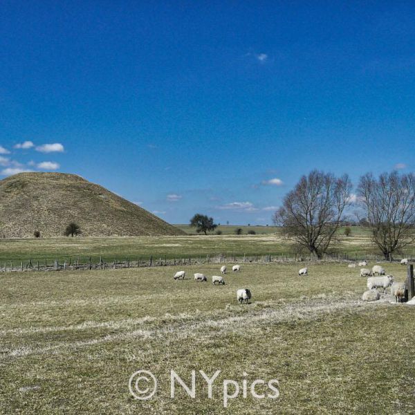 Silbury Hill, near Avebury, Wiltshire