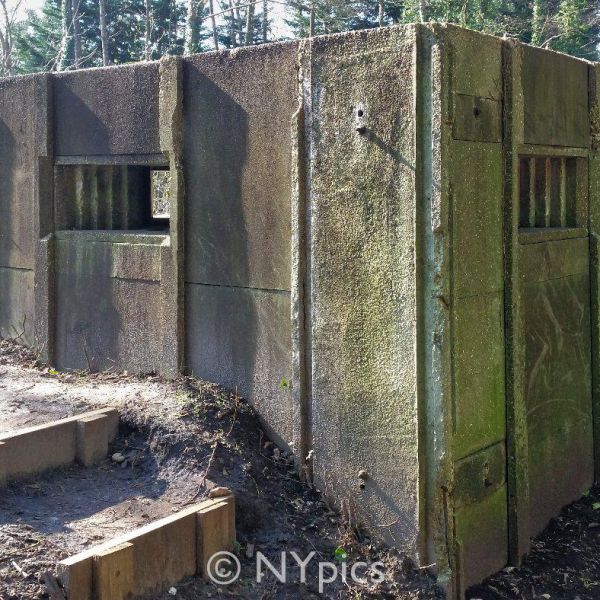 WW2 Pillbox Near The Canal At Brookwood, Surrey
