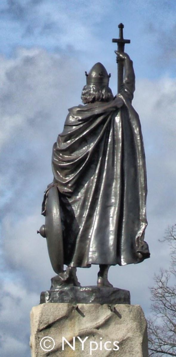 Statue Of King Alfred The Great At Winchester