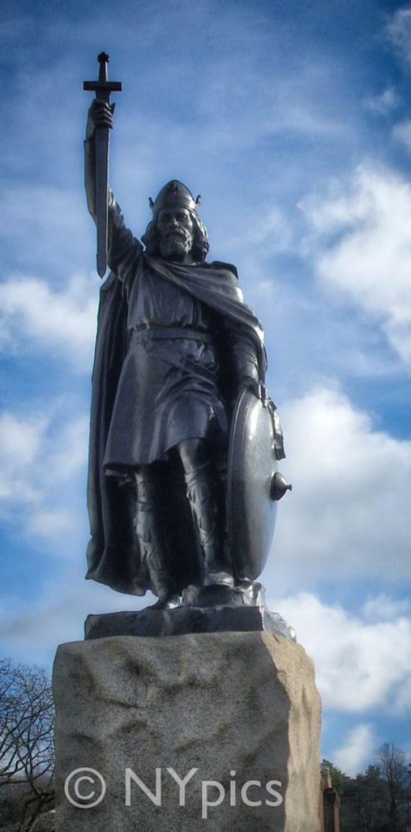 Statue Of King Alfred The Great At Winchester