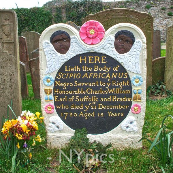 Headstone of Scipio Africanus, A Slave, Henbury, Bristol