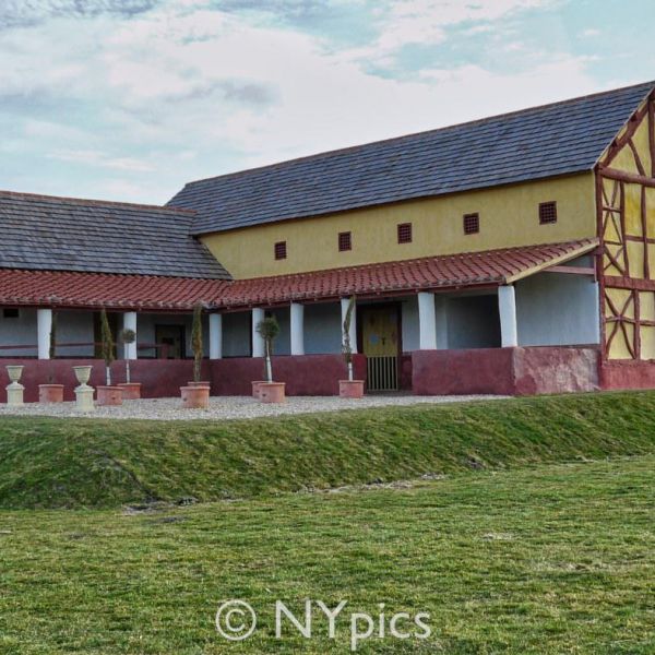 Reconstructed Roman Villa At Wroxeter.