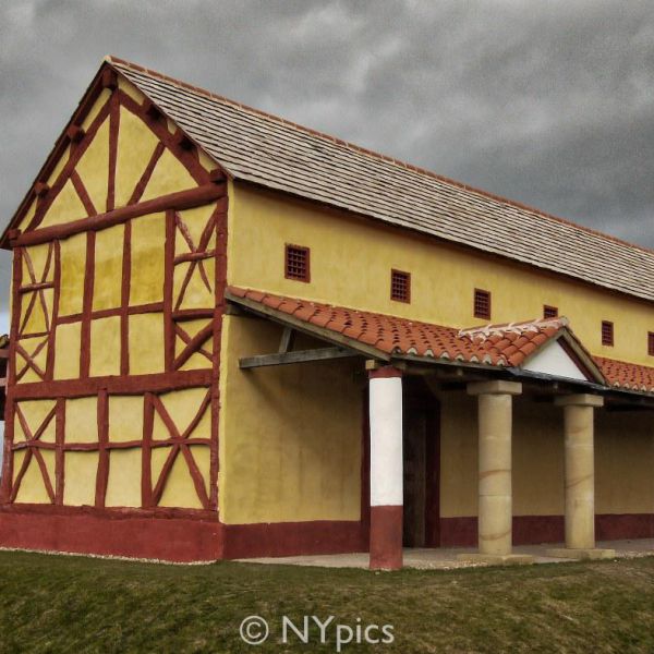 Reconstructed Roman Villa At Wroxeter.