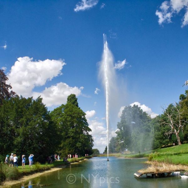 The Fountain In Stanway Watergarden  Rises To Over 300 Feet