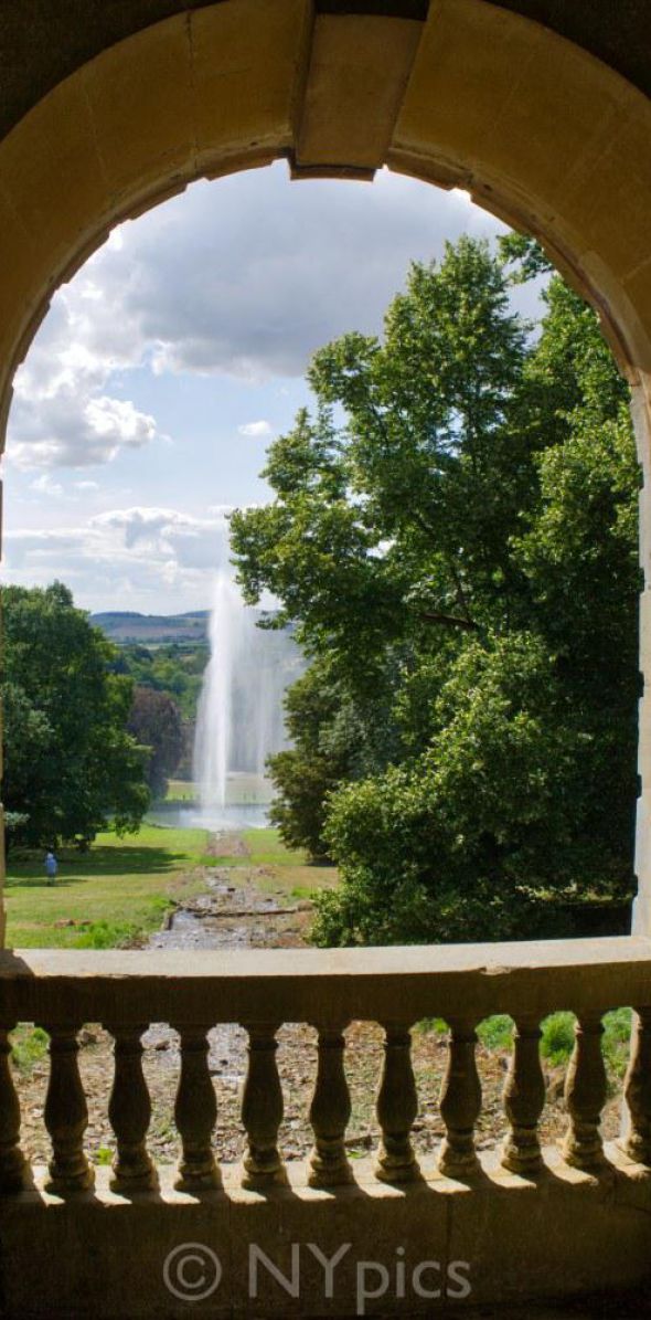 The Fountain In Stanway Watergarden  Rises To Over 300 Feet