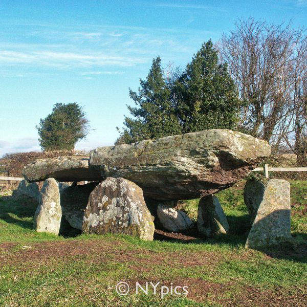 Neolithic Burial Chamber Known As Arthur's Stone