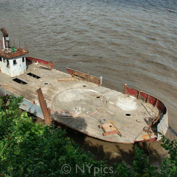 The Severn Princess, When She Was Moored Near The Severn Bridge.