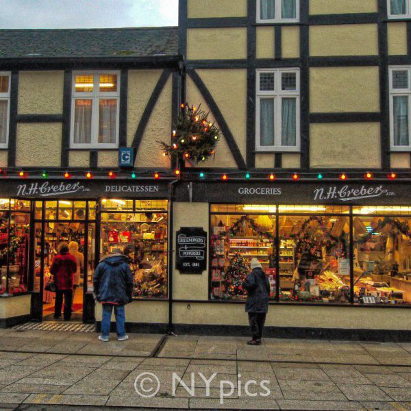 Creber Delicatessen, Tavistock, Christmas Time