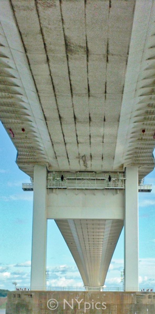 Underside of the Old Severn Bridge