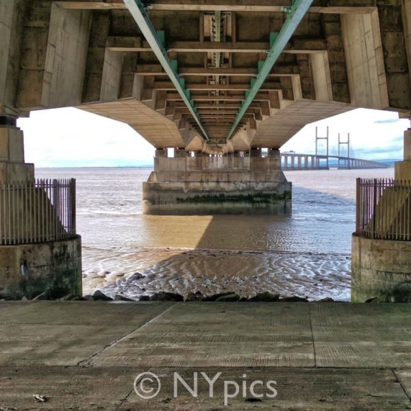 Unusual View Of The New Severn Bridge