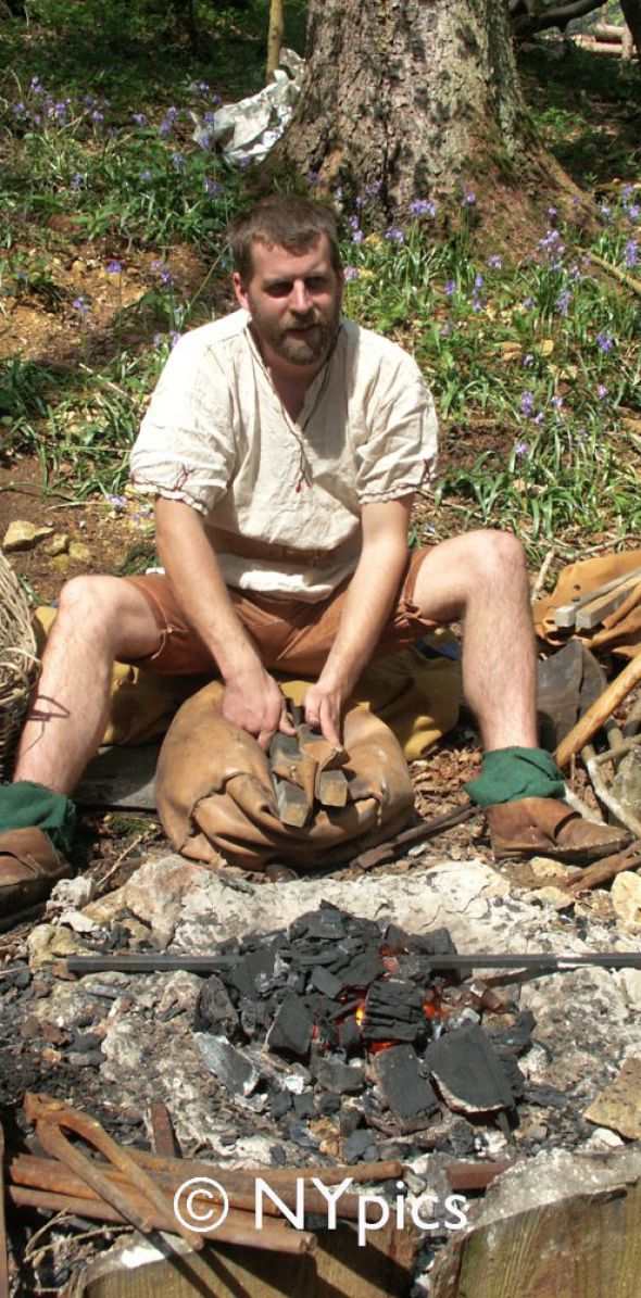 Re-enactment, metal worker