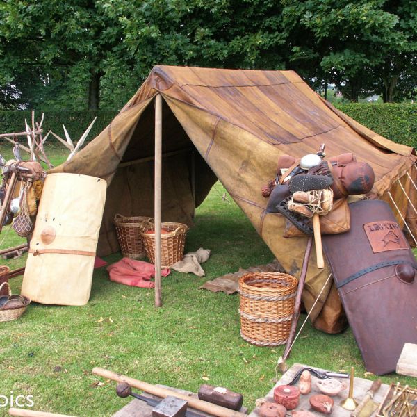 Reconstruction Of A Roman Tent