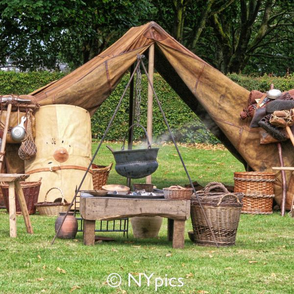 Reconstruction Of A Roman Tent